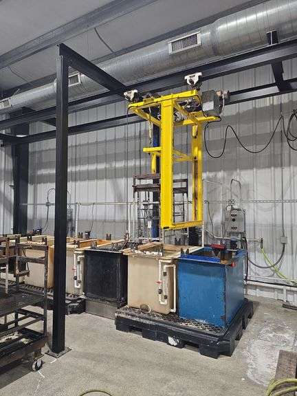Birchwood Black Oxide Line and Gantry 100 Gallon Tanks