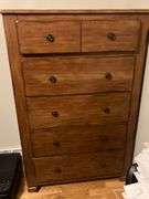 Matching Full Size Bed Set, with Head Board, Desk, Chest of Drawers, End table and Night Stand