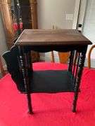 Wooden Magazine Rack Refinished/Refurbished