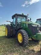 2011 John Deere 7230R Tractor, 2,588 hours, 5 Remotes, 16 front weights, ILS and IVT Transmission, 540pto, Pre Emission, 3pt, Firestone 480/80R46 Duals, 320/85R38 Front tires, s/n- 1RW7230RKBD002759 (click on documents for spec sheet)