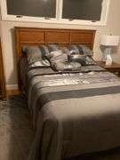 Matching Full Size Bed Set, with Head Board, Desk, Chest of Drawers, End table and Night Stand