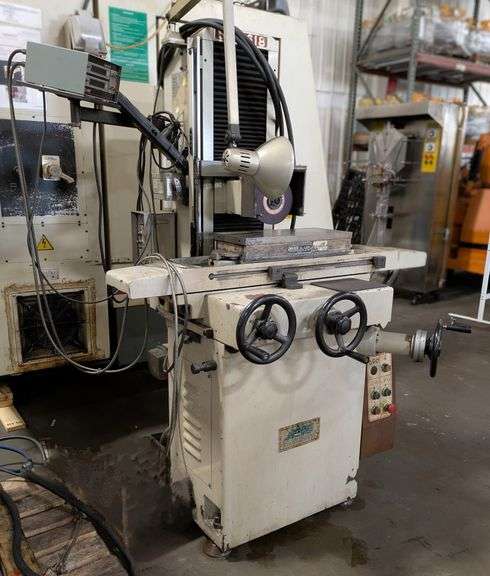 MSC Sunny SGS-618M, 6'' x 18'' Manual Surface Grinder, grinder was working when removed, No Auto feed, 230 3 Phase, selling since we do not need anymore