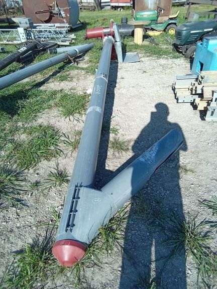 8" Vertical bin unloading auger