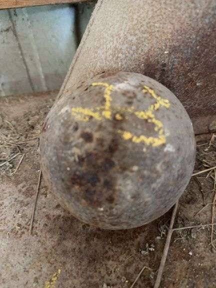 Steel Heavy Duty Ball, will fit in the palm of your hand