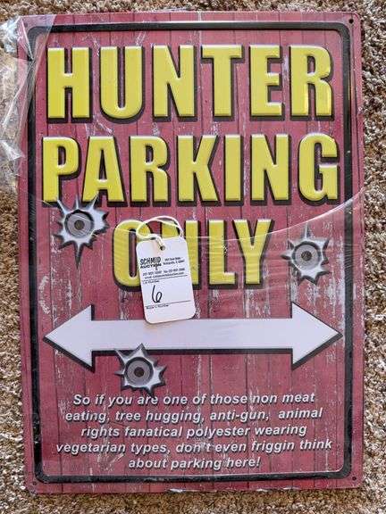 Hunter Parking Tin