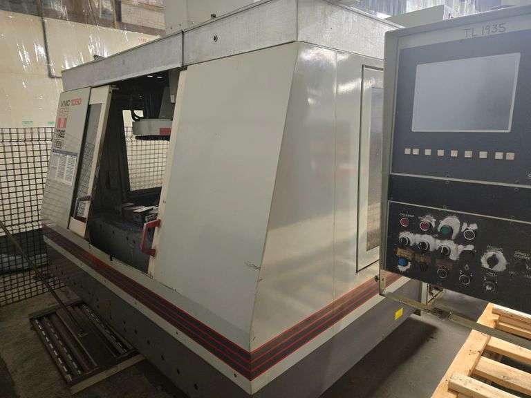 Tree VMC 1050, Dynapath Controller, Machining envelope X axis 40” Y axis 20” Z axis 25”  -Cat40(no tools included but will add in the pull studs)  -24 too capacity ATC, 25HP, 8K RPM spindle motor, coolant pump, Machine weight 16755 LBS, original parts and service manuals included  -machine has a bad drive that would need replaced, Everything else was working when the machine was decommissioned