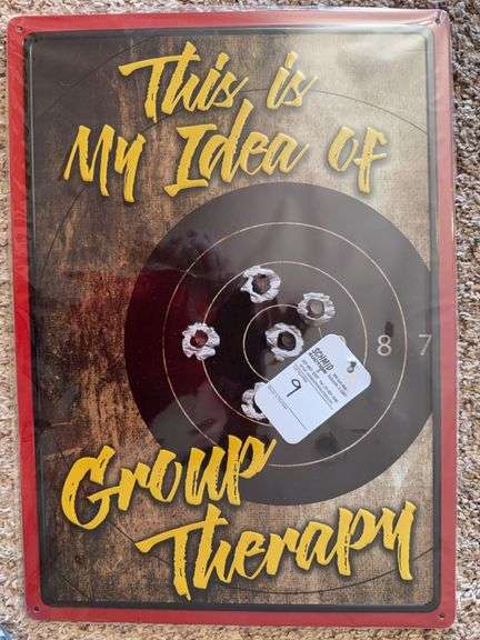 Group Therapy Tin sign