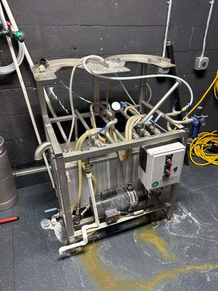 Premier Stainless System KGW-M-02 Keg Washer System, 2 Keg Station, 16 Gallon Tank, Single Phase, 3/hp, s/n- 11B02