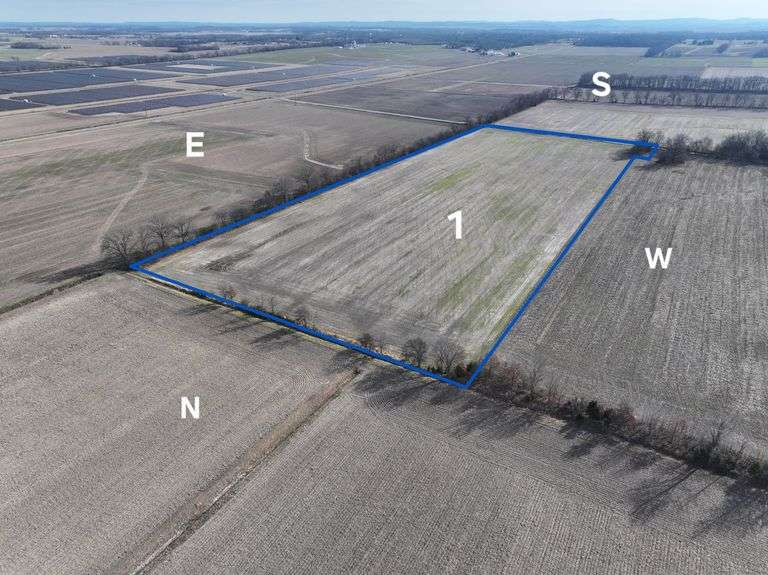 Tract 1 • 23 + or -  Acres, 23  + or – tillable, located in Sec 8 East Eldorado Township, Saline County, IL Property #06-05-300-003 & 3 acres of property #06-08-100-002 north side of Goshen Trail Rd. Soil Productivity Index 99.3. Click on documents for soil map.