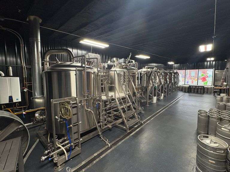 SS Brew Tech System Turnkey Brewing System (to be removed) • Online Only • No Reserve• No Buyer Premium• Windsor Illinois • Turn Key Operation