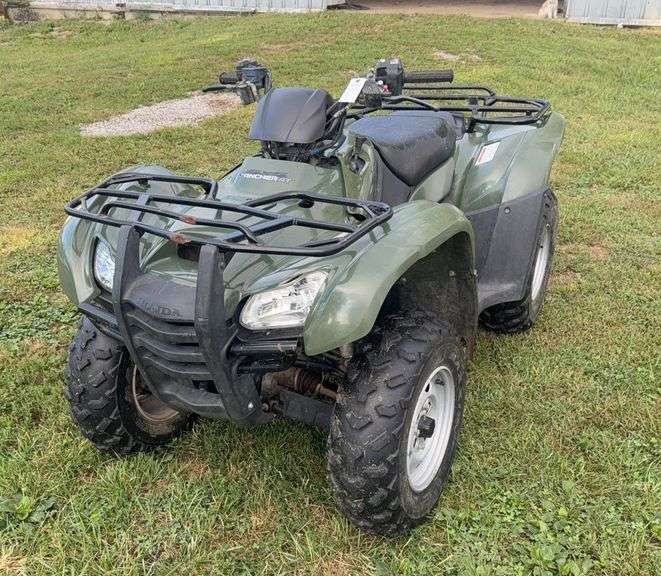 Zero Turn Racks 2010 Honda Rancher TR420, runs and drives, 828 miles, 90hrs, 4WD, front ...