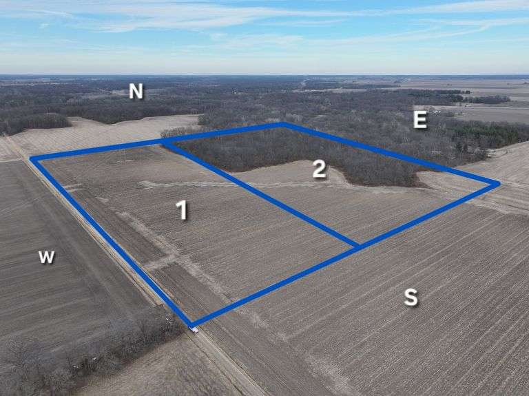 Tract 2: 20.25 + or – Acres, 5 + or – tillable acres, 14.1 + or – wooded acres, incredible deer & turkey hunting. Located in Sec 1, Crooked Creek Township, Jasper County, IL west half of parcel # 20-02-01-200-001. Soil P.I. 103.2 Spring Farming Rights!