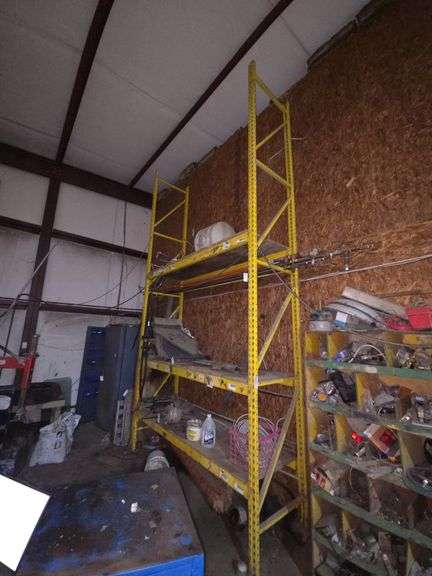 Pallet Racking Unit, 8ft wide, 16ft tall, contents not included ...