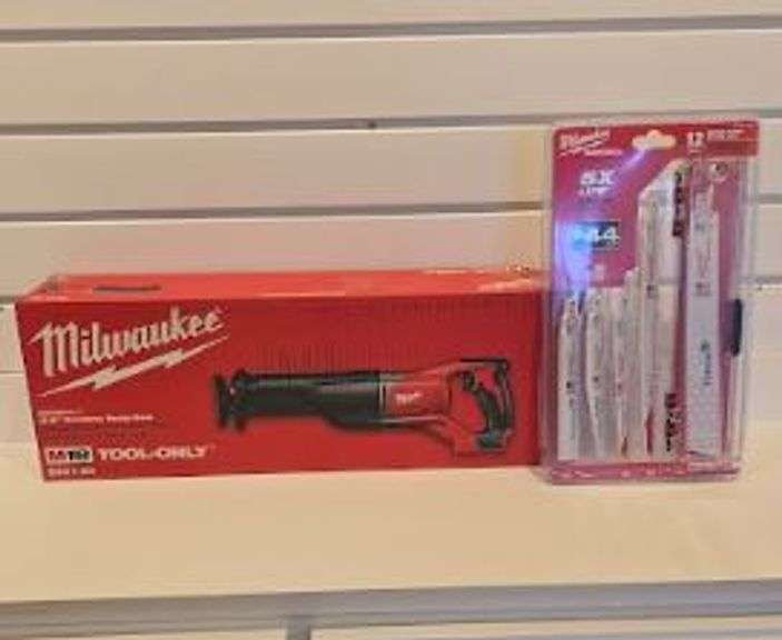 Milwaukee Sawzall M18 Cordless Reciprocal Saw with Demolition Blade Kit - Donated by Kirchners, Nick Mammoser, Country Financial Insurance & Jon & Betty Earnest (Valued at $165)