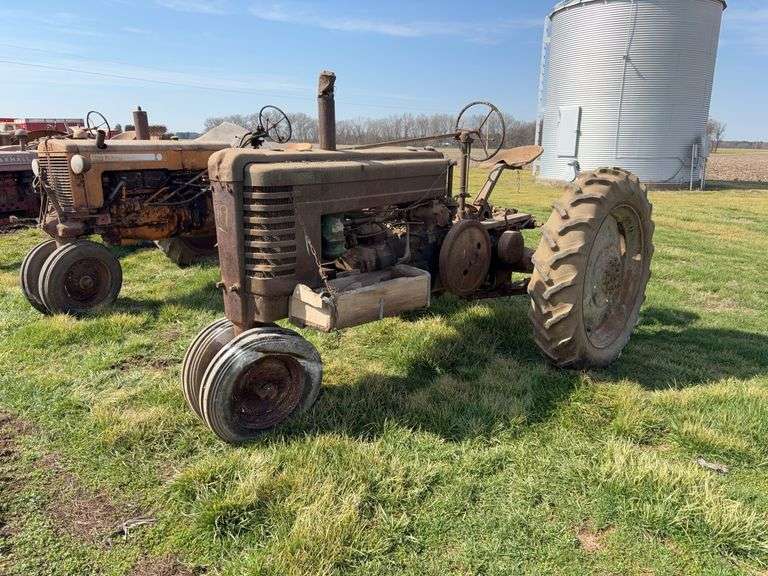 John Deere A Tractor, been sitting.