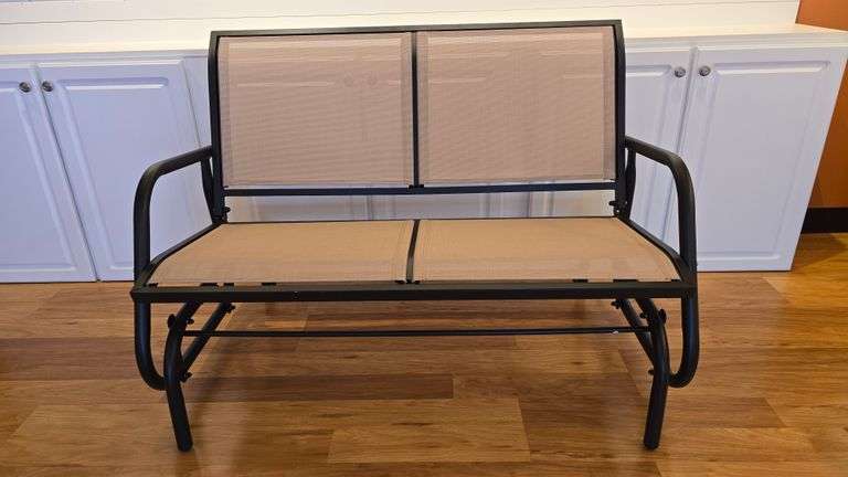 Patio Swing Glider Bench Love Seat - Donated by Bierman Construction and Tarr Chiropractic ($150)