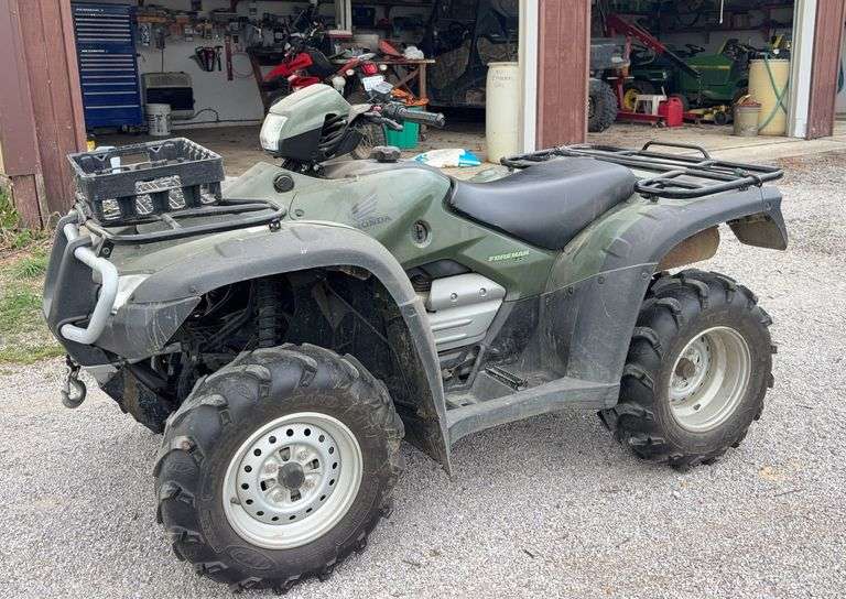 2006 Honda Forman TRX500FE Four-Wheeler, 4wd, Winch, 3,704 miles, Foot shift, 413 hours, VIN# IHFTE310164112537