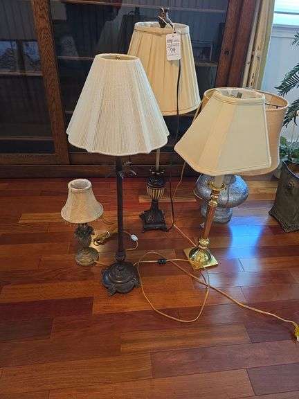 lamps, plants, ironing board and misc.