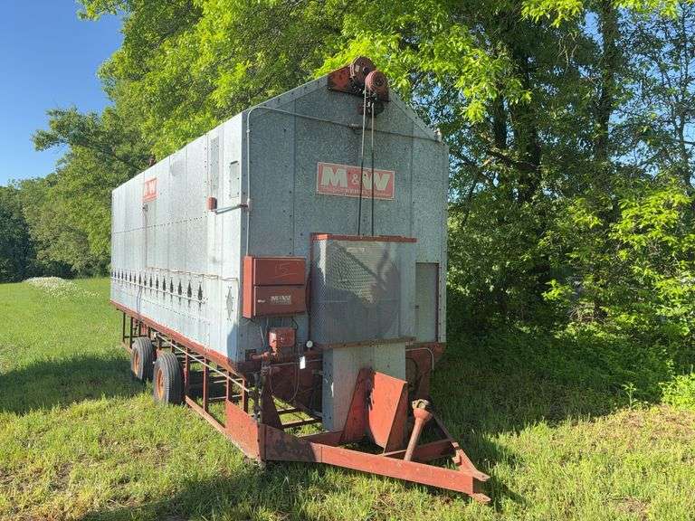 M&W Perfect Corn Process Grain Dryer, Model 450 Tandem Axle, 22ft, pto driven, propane