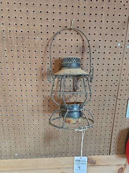 Vintage barn lanterns with no glass