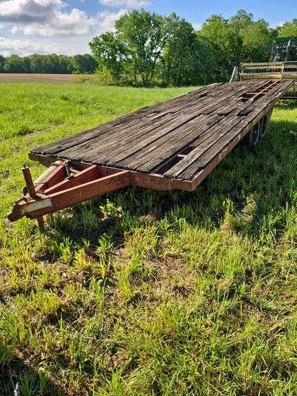 Bumper Hitch Trailer, Tandem Axle, 22ft, no title