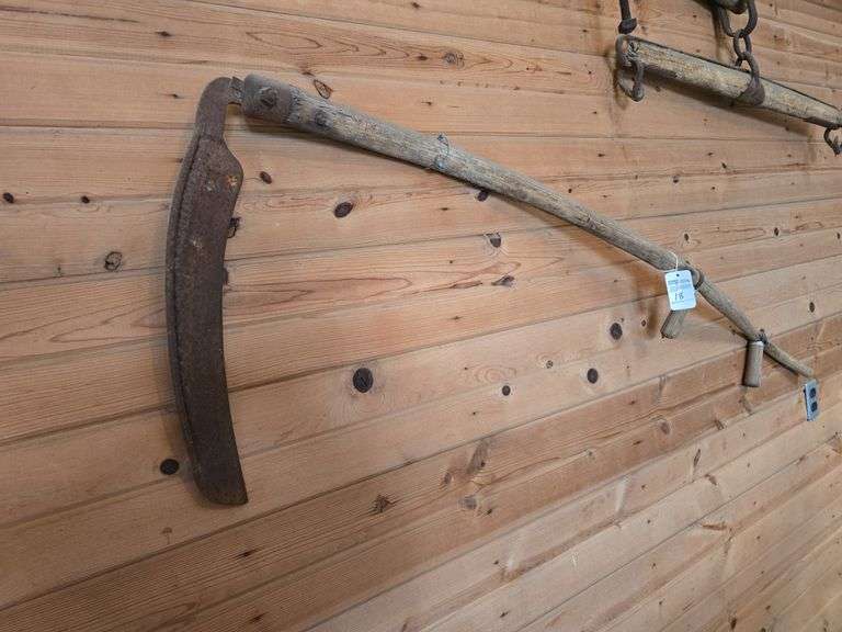 Vintage scythe.