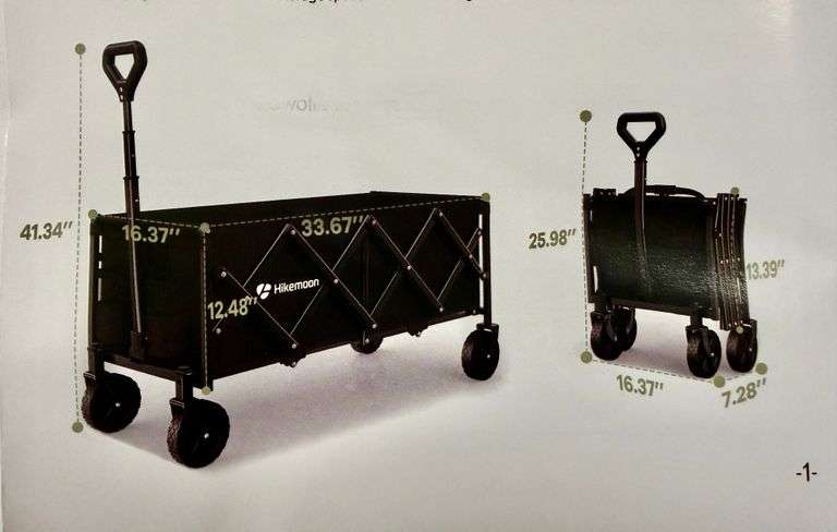Outdoor Folding Cart
Donated by: Charles & Paula Tegeler