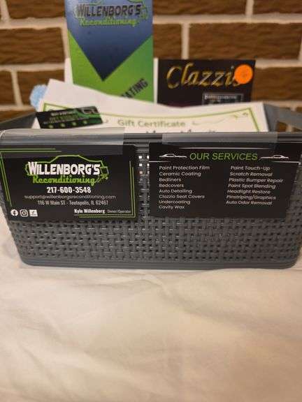 Full vehicle detailing. Donated by: Willenborg's Reconditioning