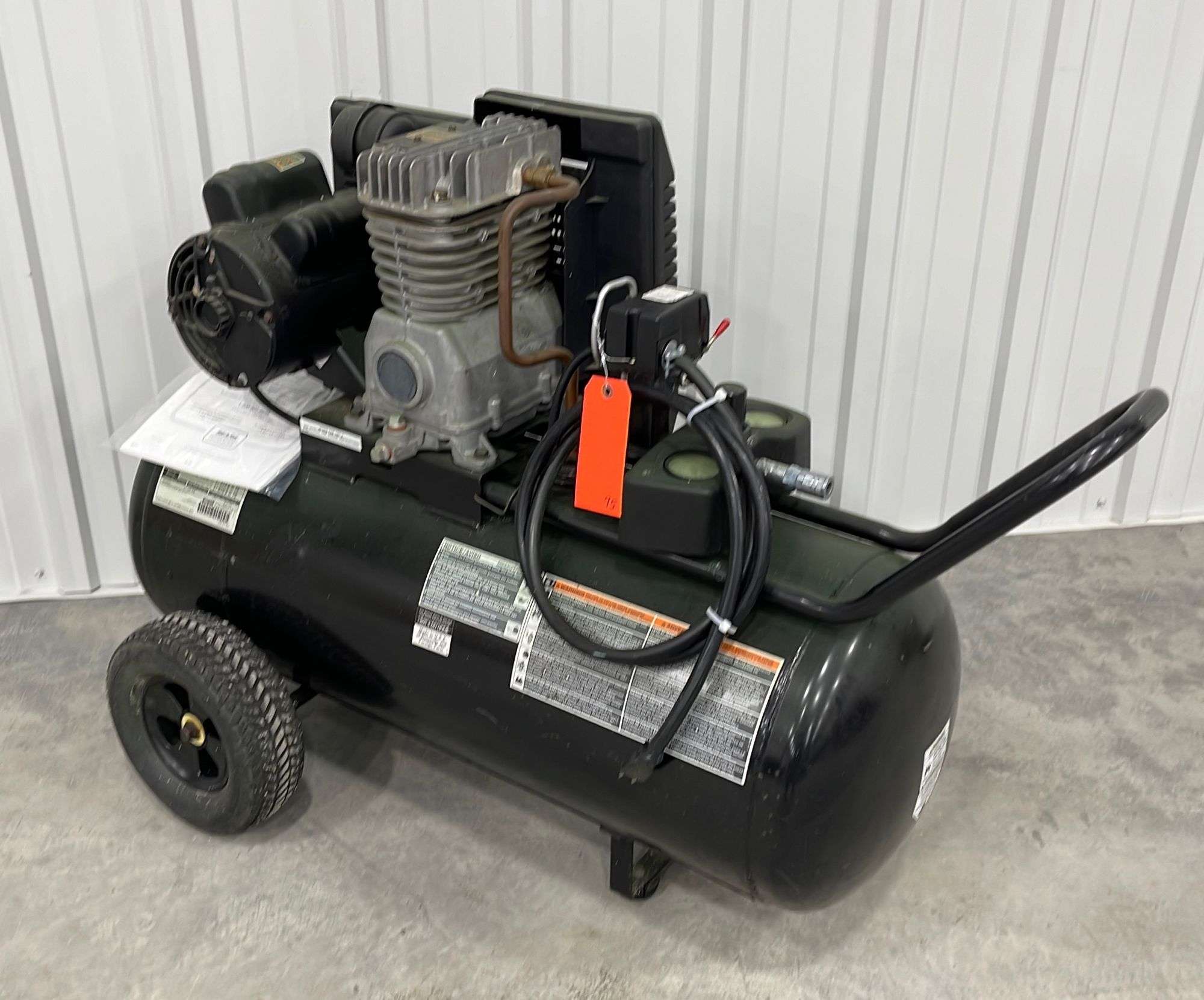 Craftsman 25-gal 6 hp air compressor - Schneider Auctioneers LLC