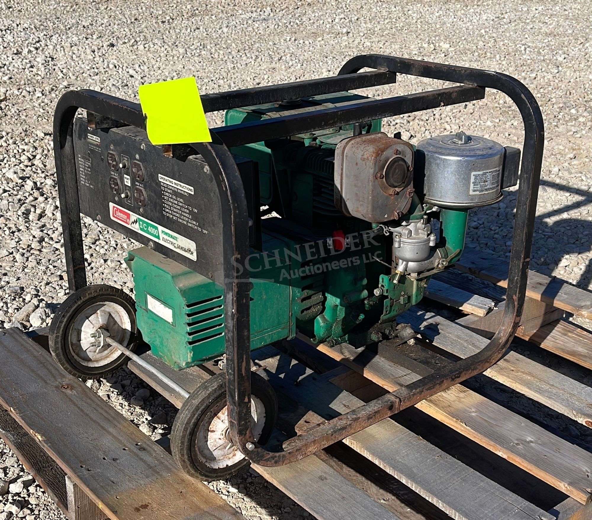 SOLD - Coleman Powermate 5000 Lot No. 146665 Other Equipment | Tractor Zoom, image size:2000x1759