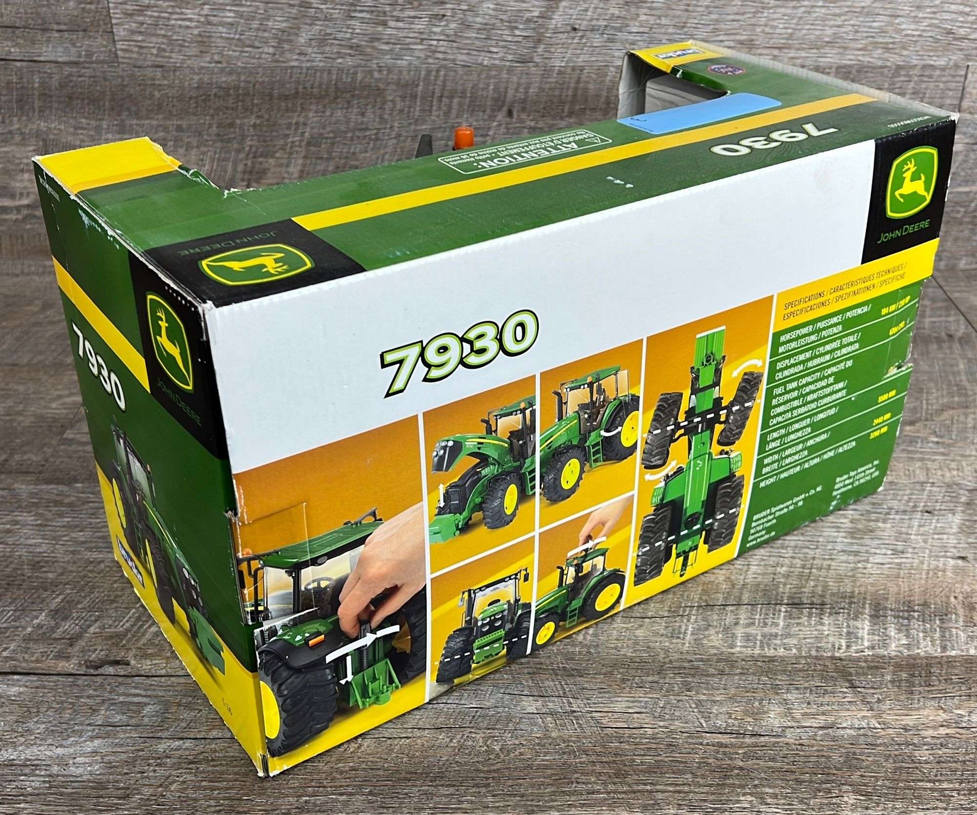 No32ミニカー1/16 箱あり bruder JOHN DEERE 7930 Amazon.com: Bruder John Deere 7930 1:16 Scale Double Wheeled