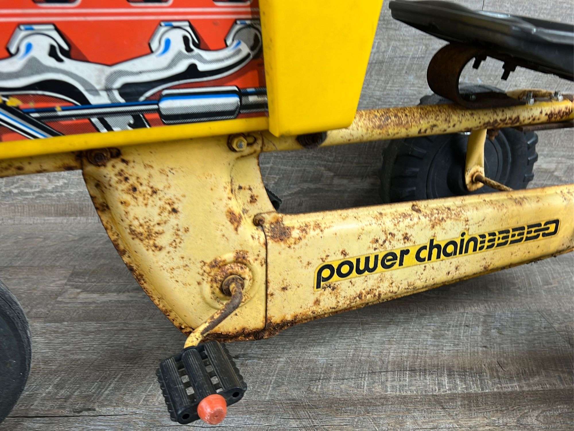 AMF Power Trac metal/plastic pedal tractor - Schneider Auctioneers LLC