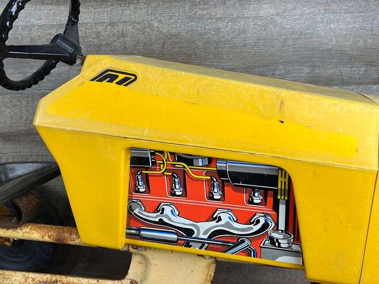 AMF Power Trac metal/plastic pedal tractor - Schneider Auctioneers LLC