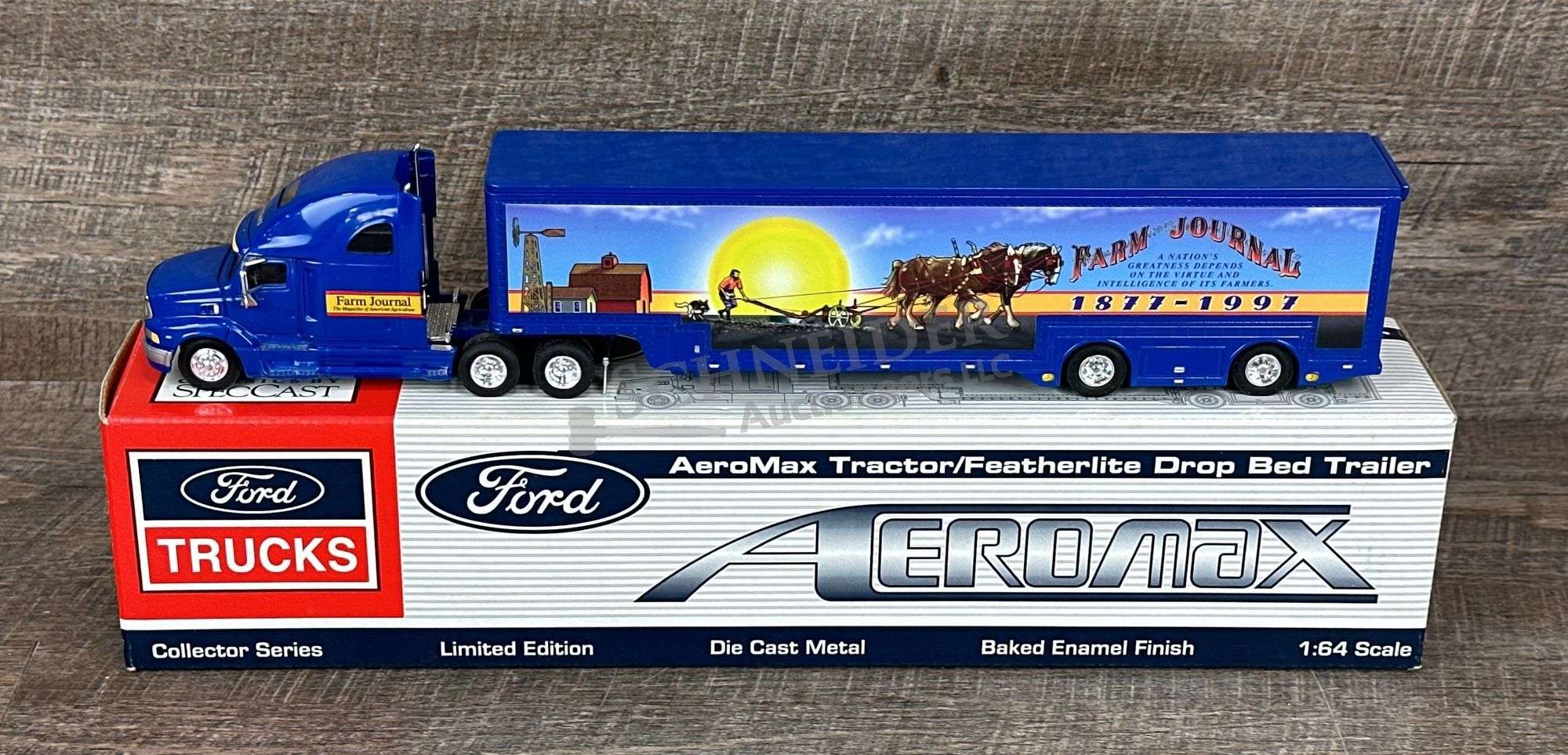 1/64 SpecCast Ford AeroMax Farm Journal tractor trailer