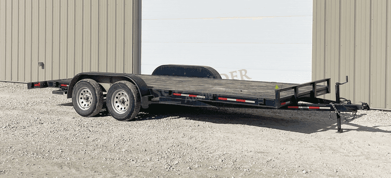 2021 Rafter D 18' flatbed trailer