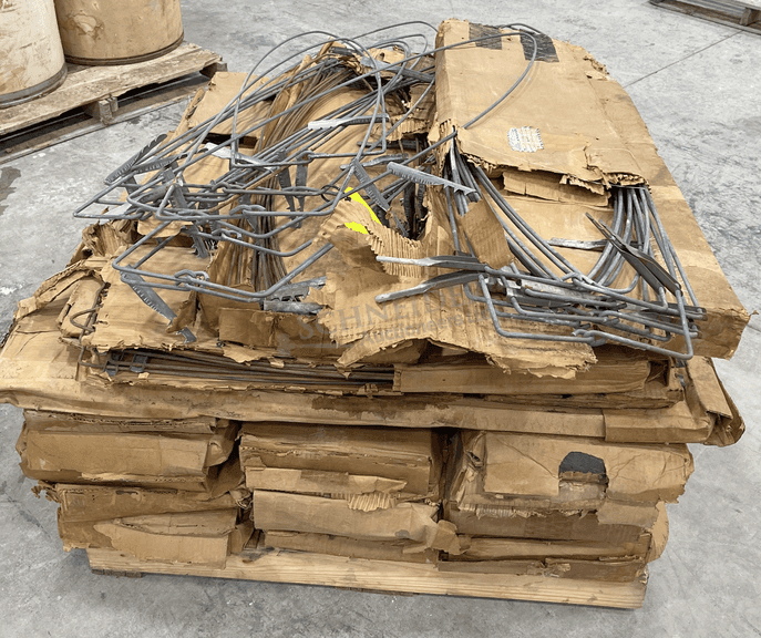 Large group of approx. 330 new-old stock metal hide stretchers