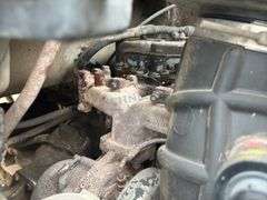 1998 Ford F800 crane service truck