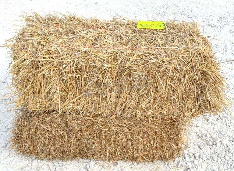 50 small square bales of straw
