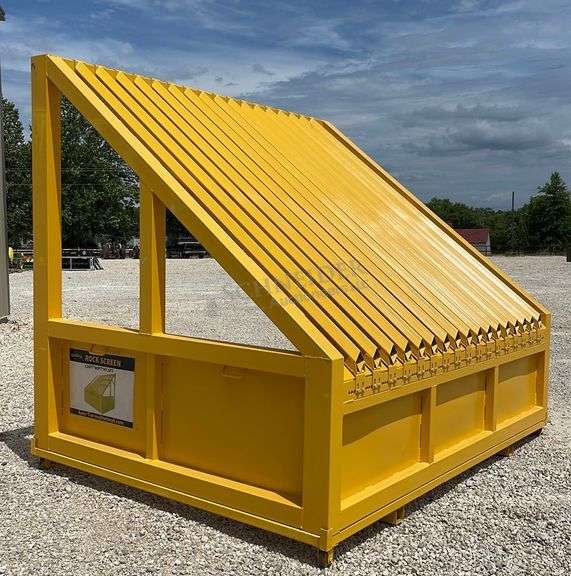 Unused gravel screener