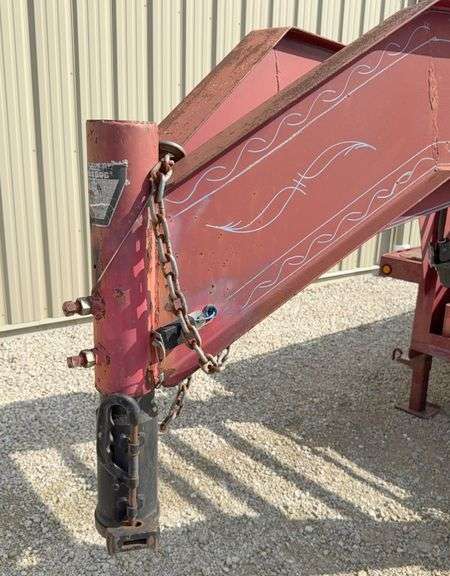 1996 PJ 25' flatbed gooseneck trailer