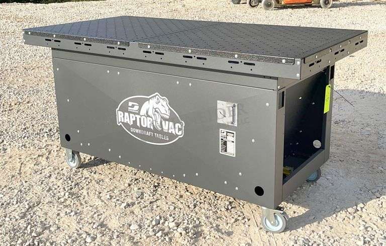 Unused Dynabrake Raptor Vac 3'x6' downdraft woodworking table