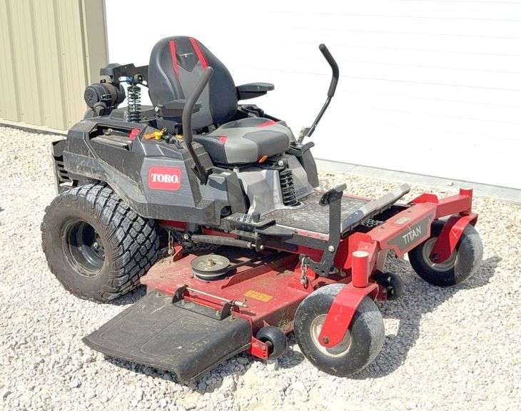 2022 Toro Titan zero turn mower, from the estate of Dr. Ken Buchmann