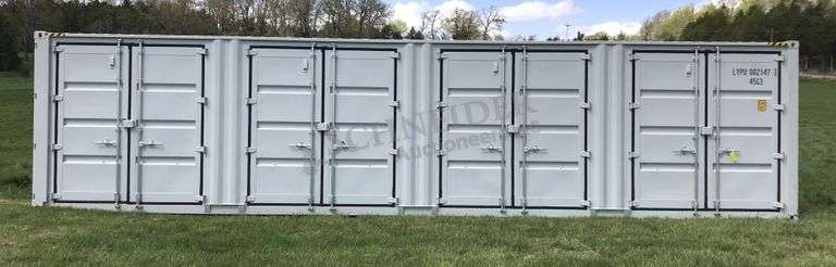 40' storage container w/ 4 side doors