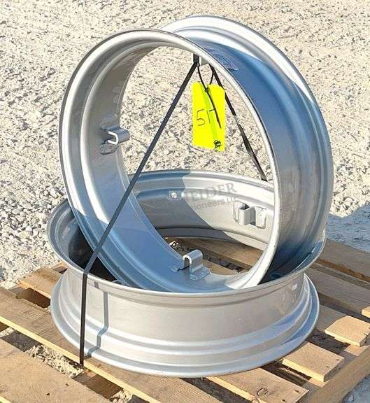 2- unused 7"x24" wheels for IH Farmall Cub, may fit others