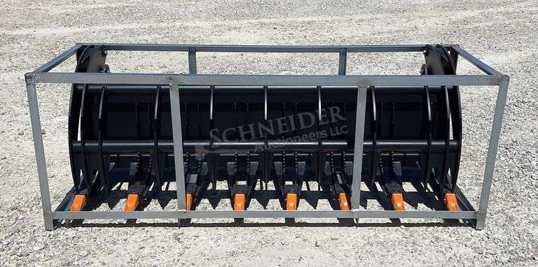 Unused 6.5' skid steer brush grapple