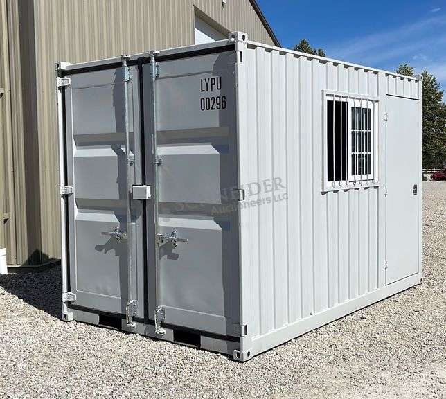 Unused 12' steel storage container