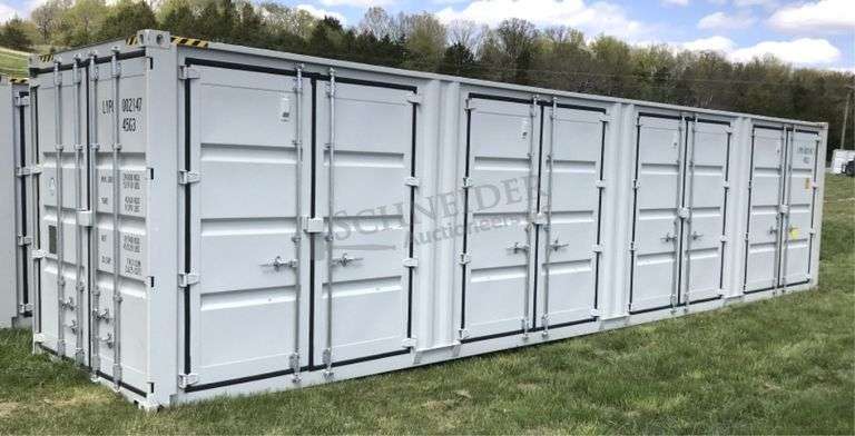 40' storage container w/ 4 side doors