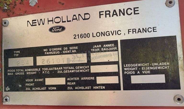 New Holland 254 3-point tedder rake