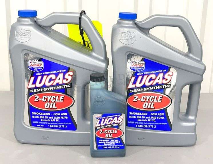 2-gallons and 1-pint of 2-cycle engine oil