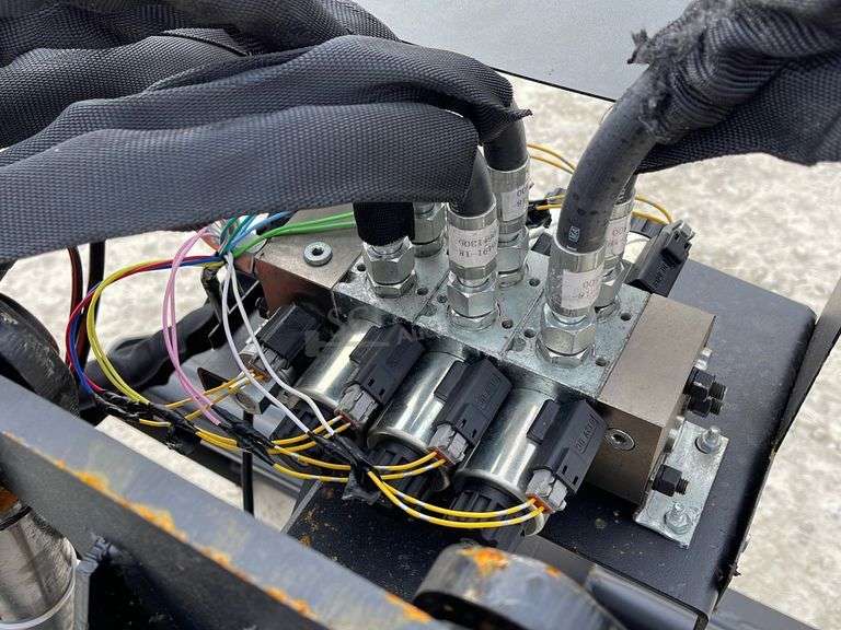 Unused 8' skid steer grader blade